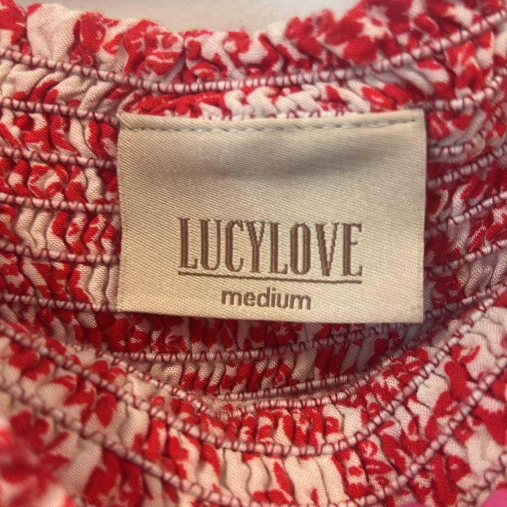 Lucy Love Red Floral High Low Dress - Picture 11 of 12